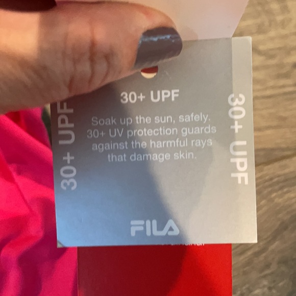 NWT Fila pink & blue tennis/active tank top medium - Picture 3 of 6